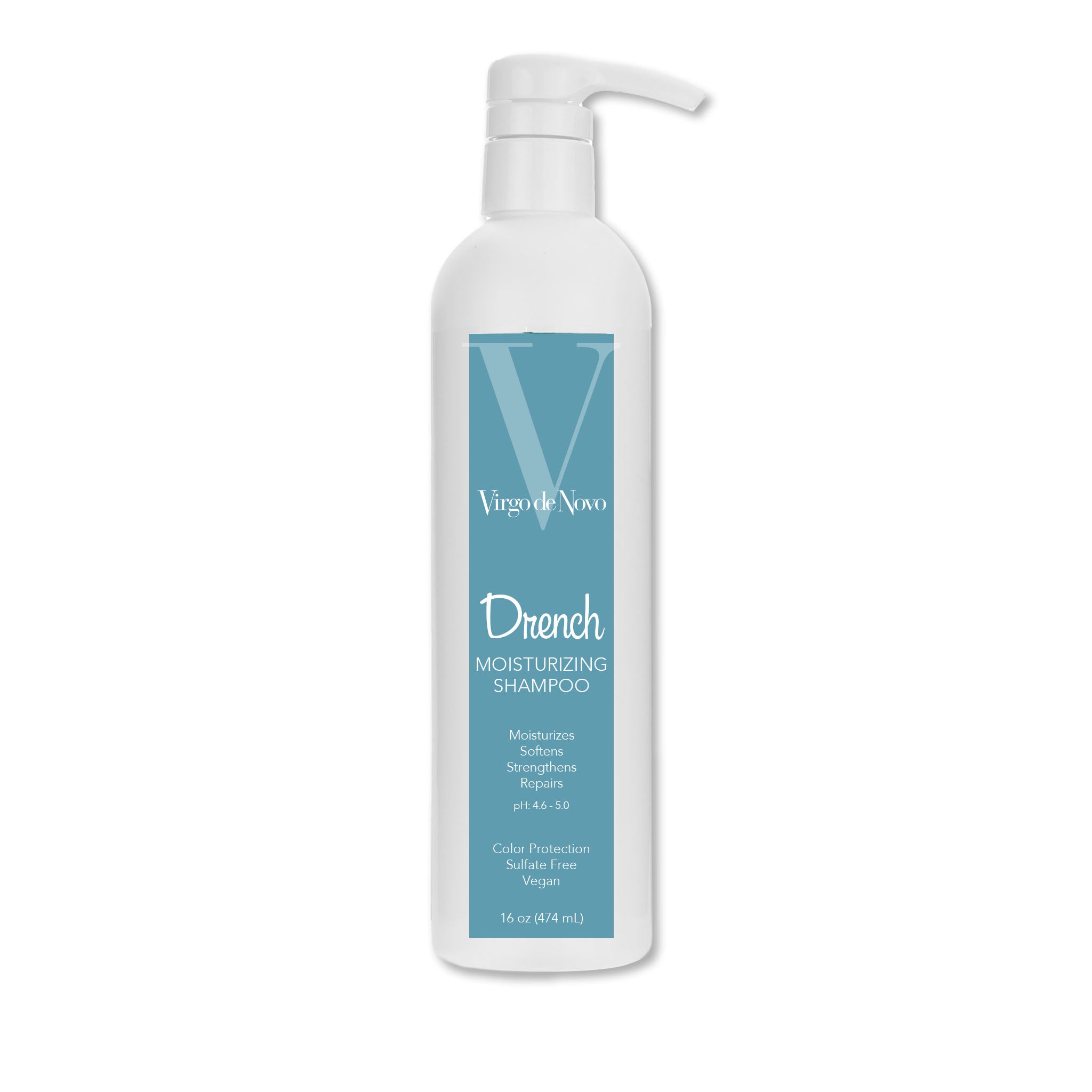 Drench Moisturizing Shampoo - Virgo de Novo Professional Haircare