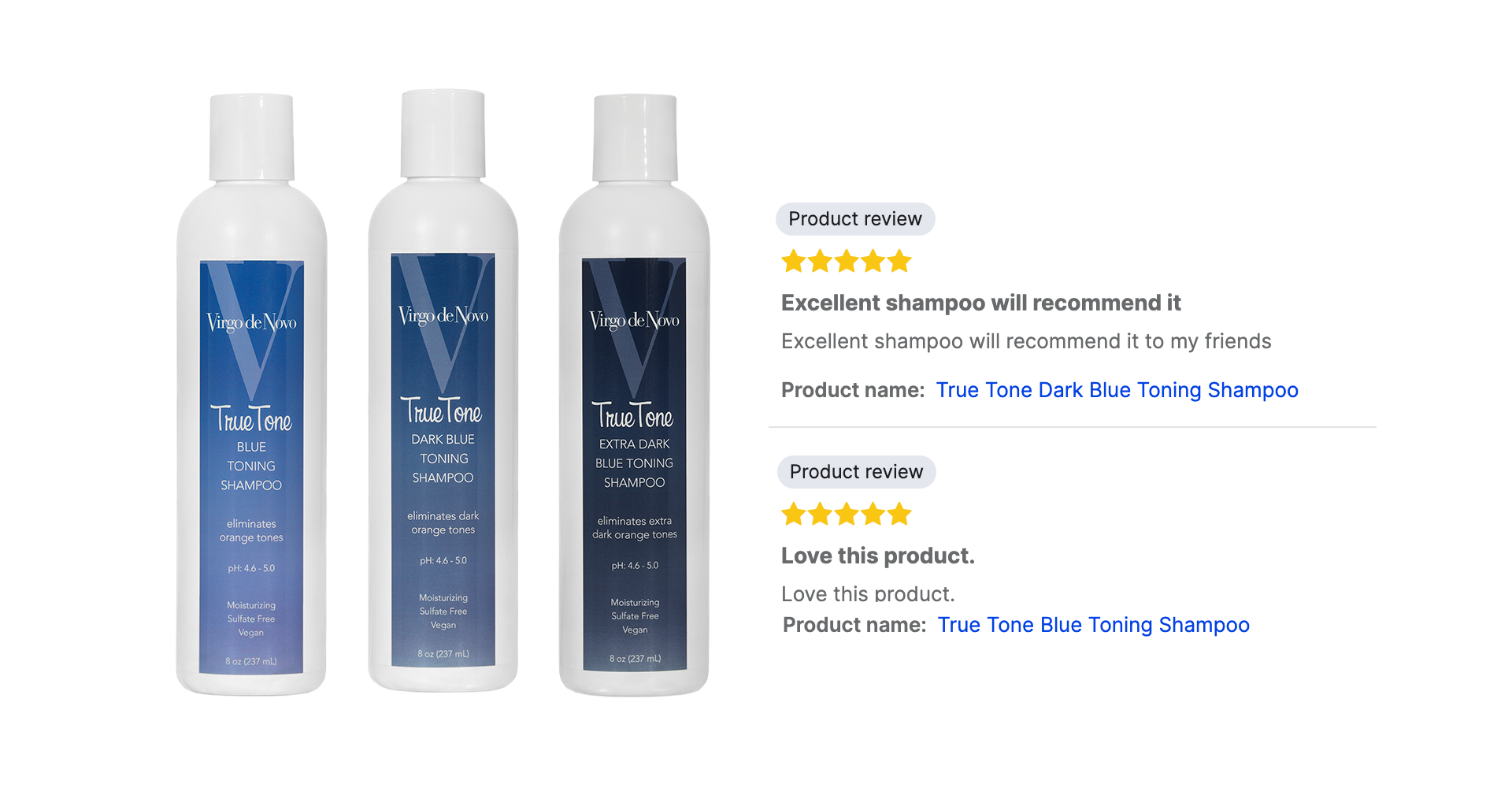 Blue Toning Shampoos with Customer Reviews