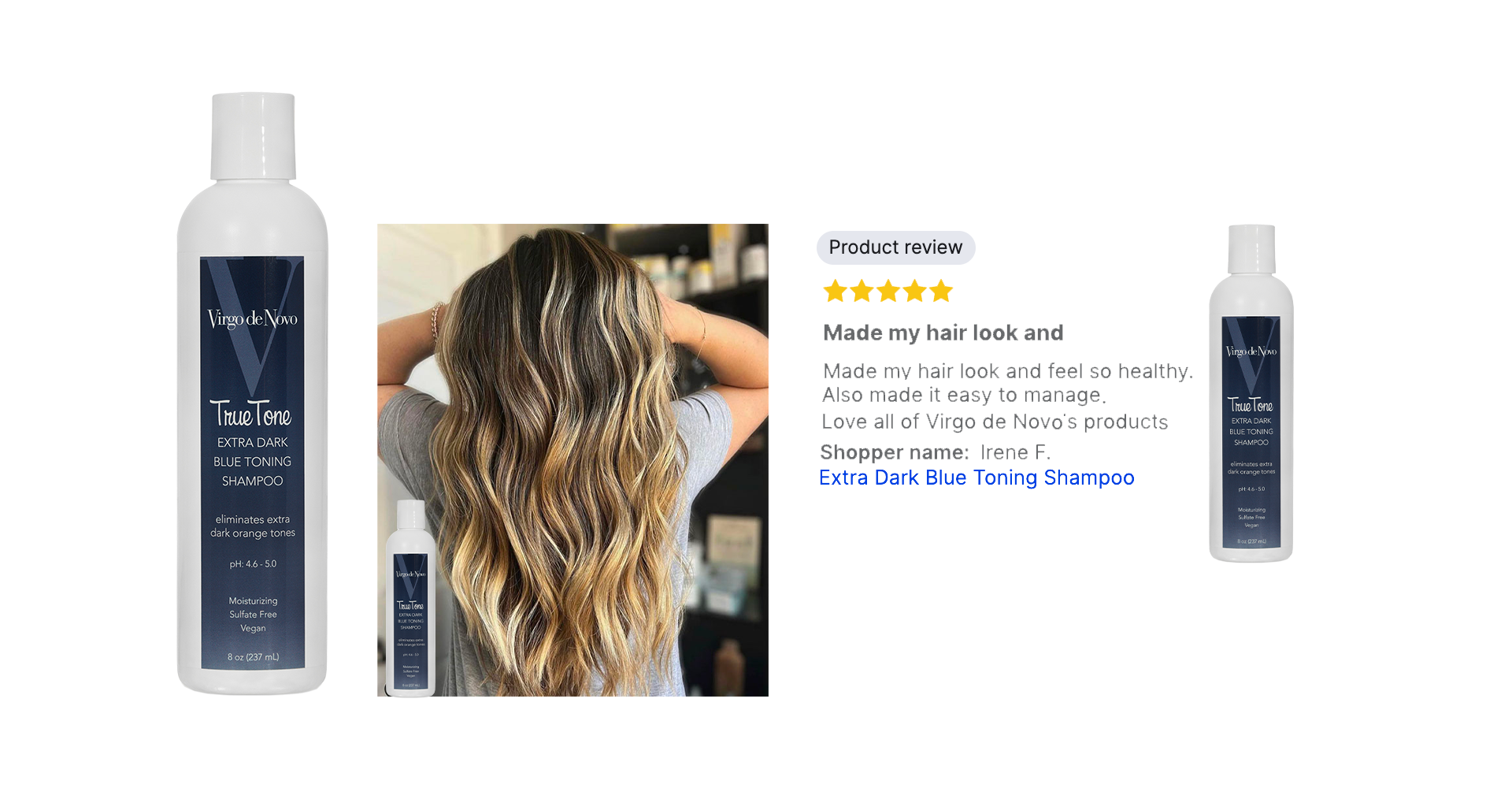 Extra Dark Blue Shampoo with Instagram Image and Review