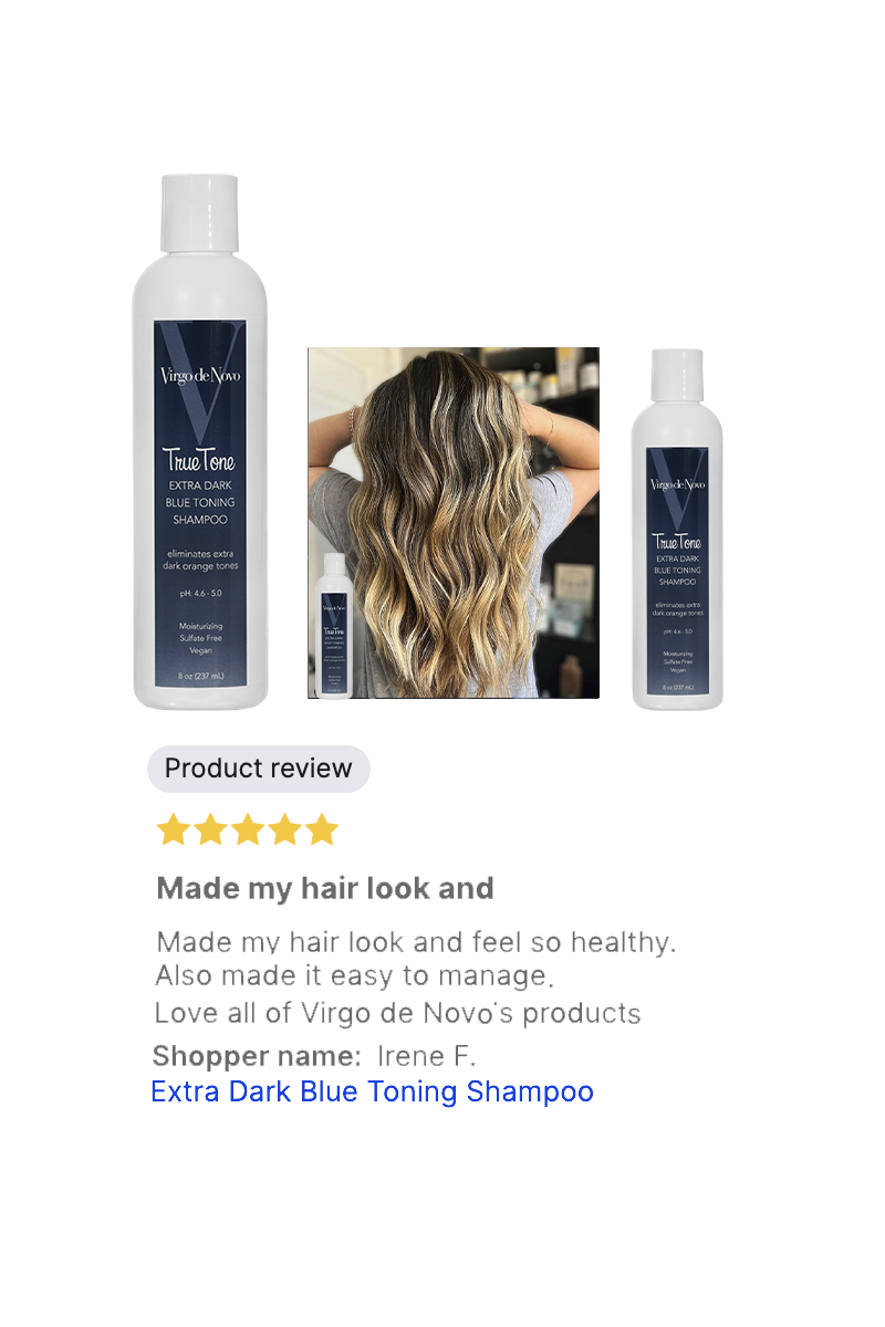 Extra Dark Blue Shampoo with Instagram Image and Review