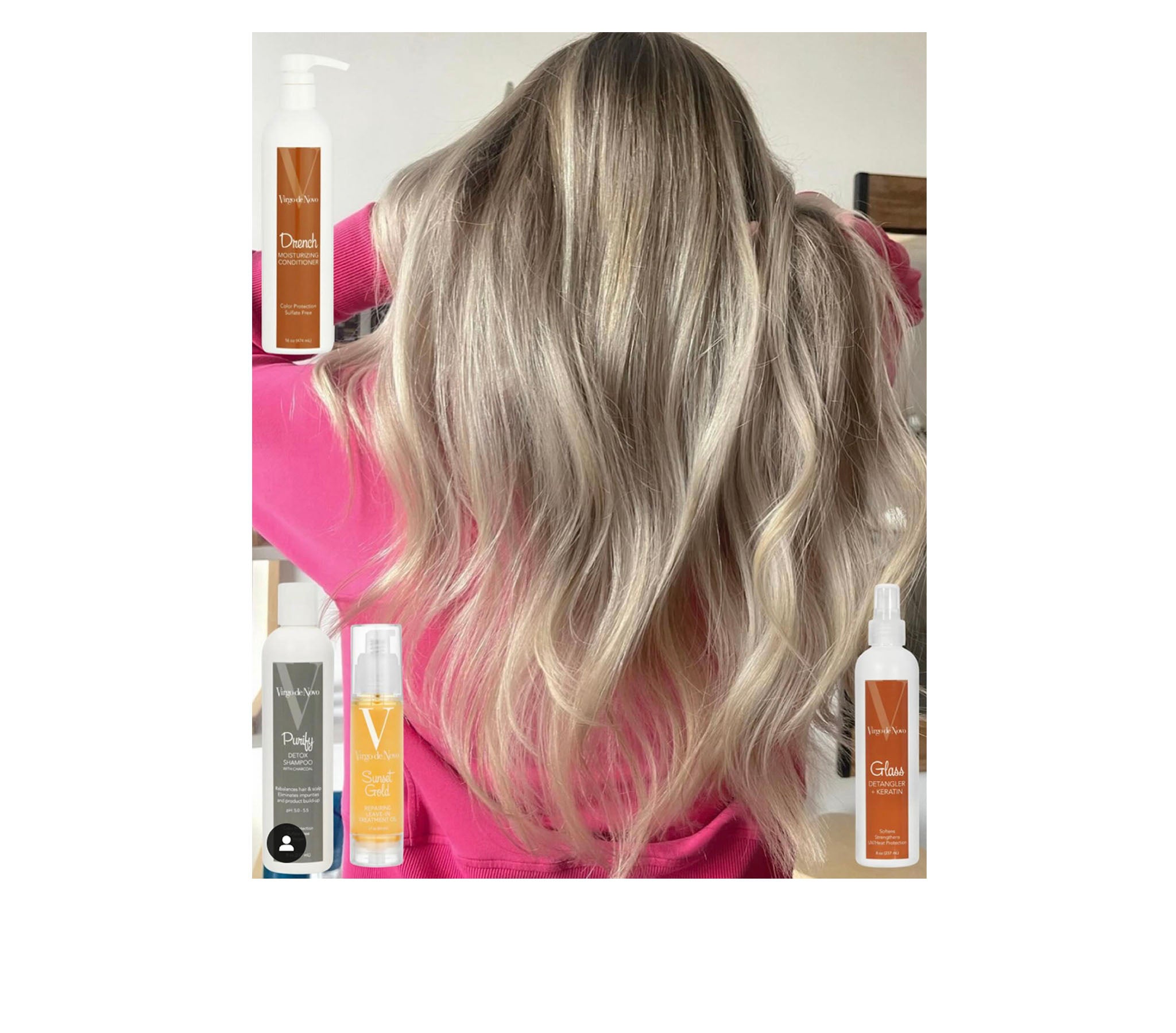 Purify Hair Detox Shampoo with Charcoal - Virgo de Novo